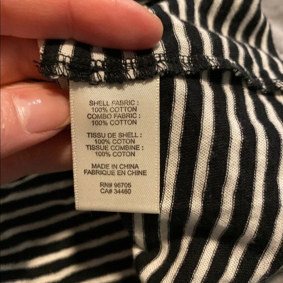 La Vie Rebecca Taylor Shirt Black White Small S - Picture 5 of 6